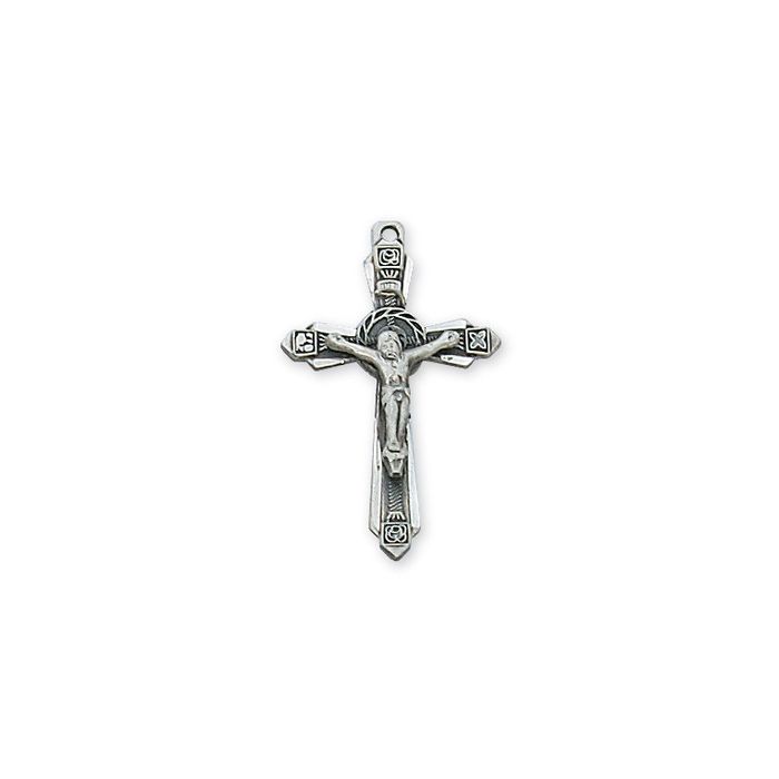 Sterling Silver Crucifix w/ 18" Chain