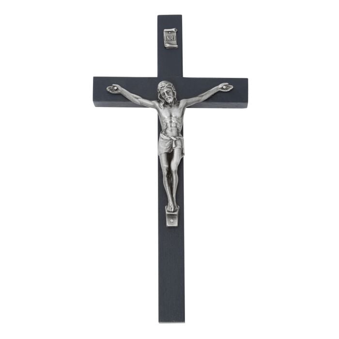 10" Blue Crucific Silver Corpus