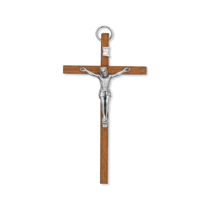 4" Light Brow Crucifix