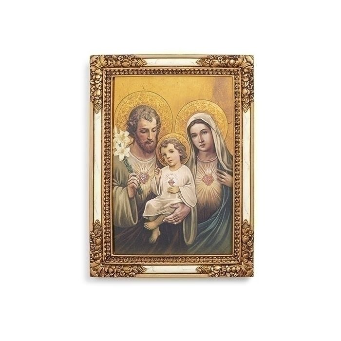 7" Chaste Hearts Framed Plaque #66967