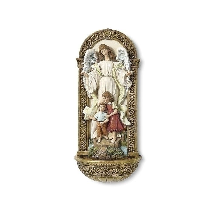 7.25" Guardian Angel Water Font #62825