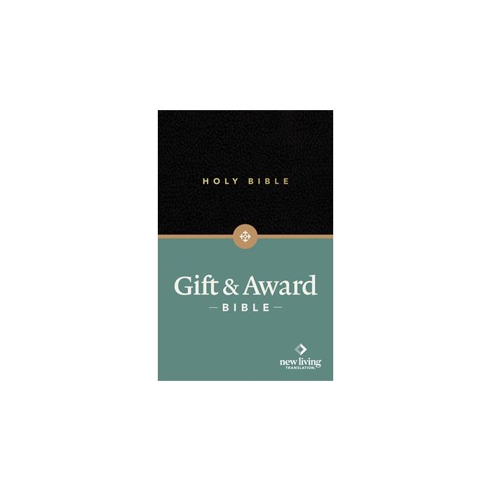 Black Imitation Leather Gift & Award Bible NLT