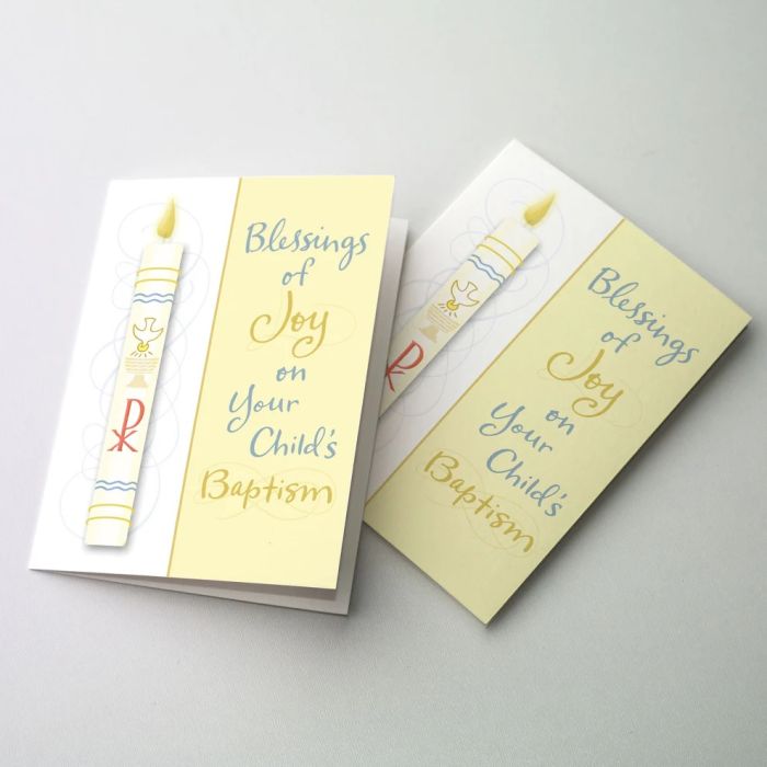 Blessings of Joy Baptism Greeting Card #CB1408