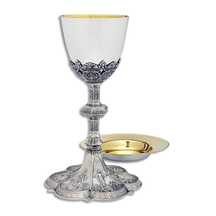 Chalice & Paten #A-8402, Gold or Silver Plate