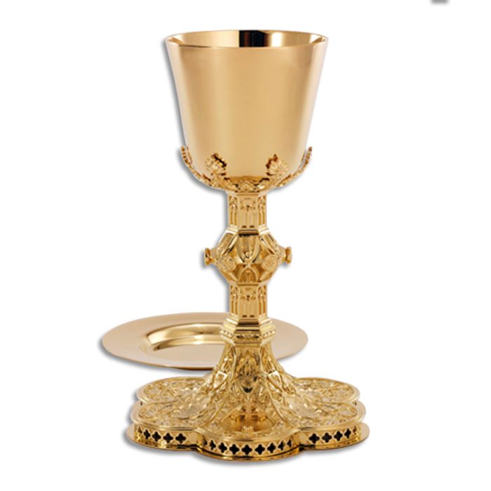 Chalice & Paten #A-9782, Gold or Silver Plate