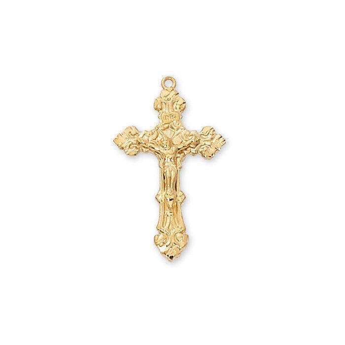 Crucifix G/SS Medal w/18" Chain