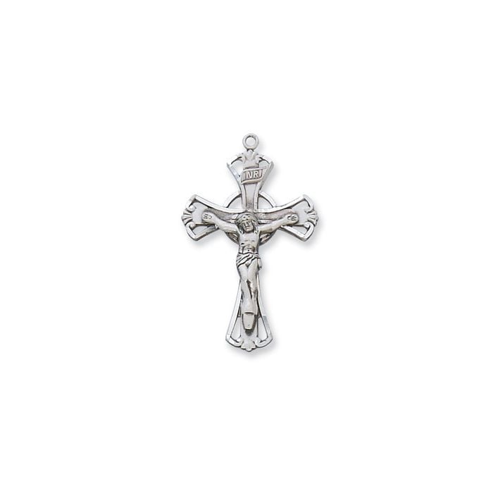 Sterling Silver Crucifix w/ 18" Chain