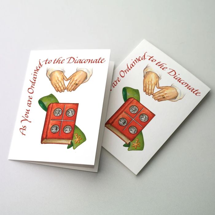 Deacon Ordination Greeting Card