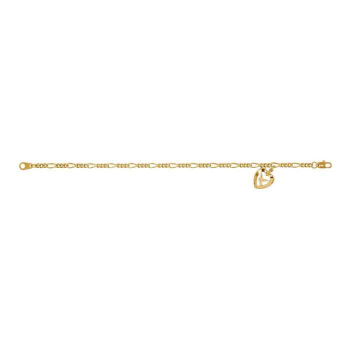 Gold Figaro Chain Holy Spirit Bracelet