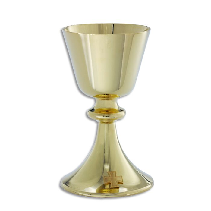 Gold Plated Chalice & Paten #A-8206G
