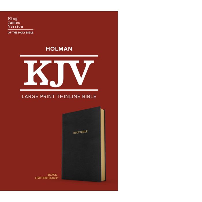 KJV Large Print Black Thinline Bible