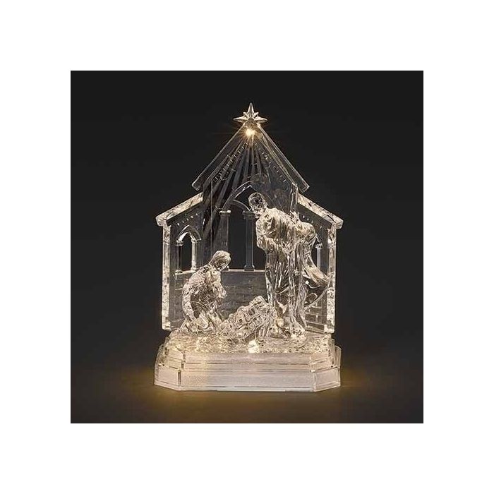 Lighted Acrylic Holy Family
