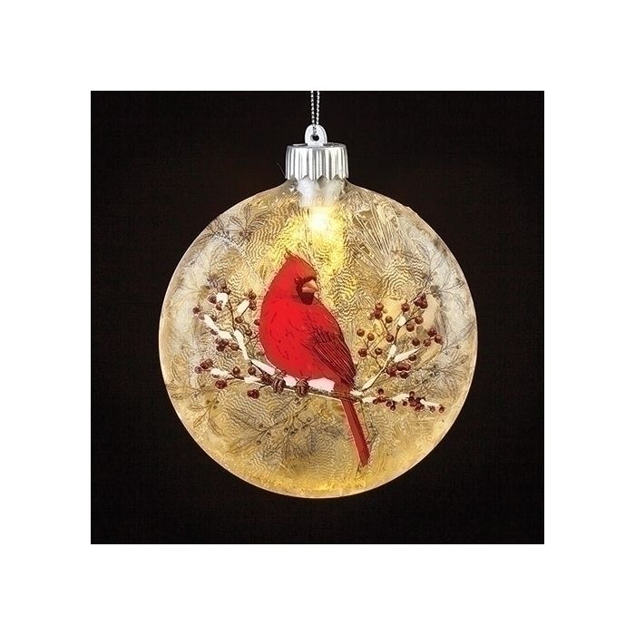 Lighted Cardinal Christmas Ornament