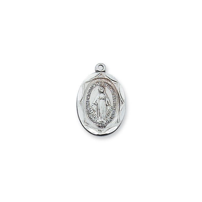 Miraculous Medal SS w/18" Chain