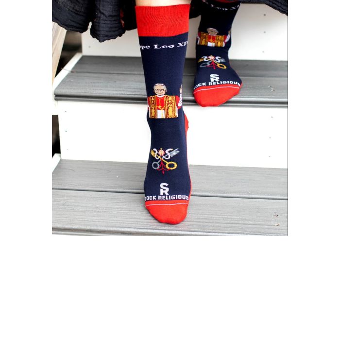 Pope Leo XIV Adult Socks