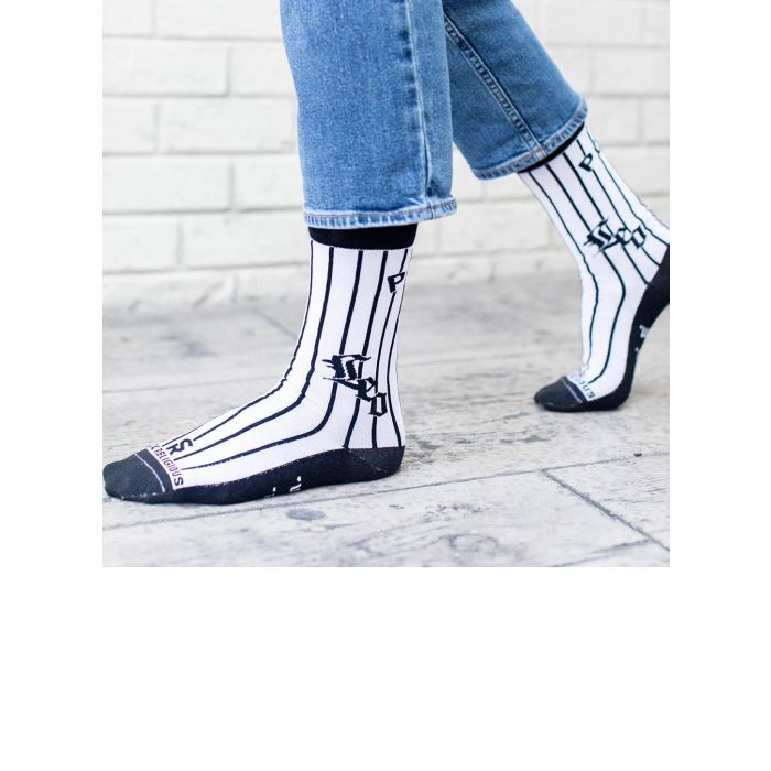 Pope Leo XIV White Adult Socks