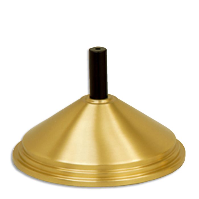 Processional Torch Base #k-437-B, olid Brass