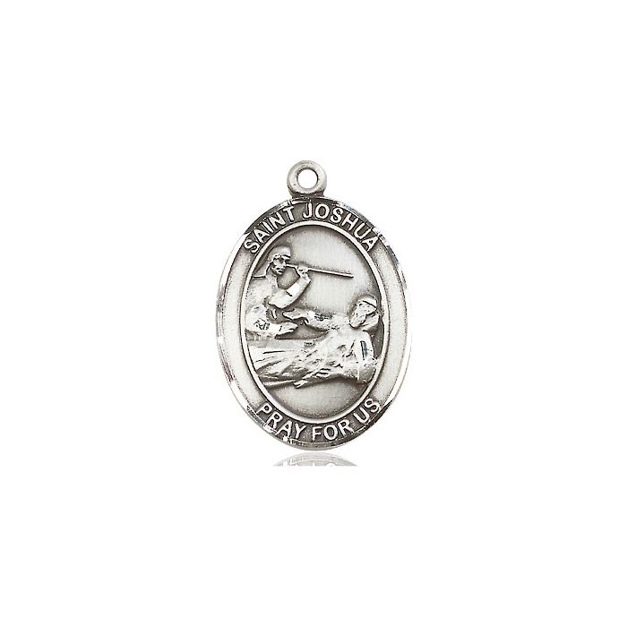 SS St Joshua Pendant w/ 24" Chain