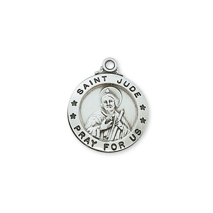 SS St. Jude Medal w/ 20" Chain