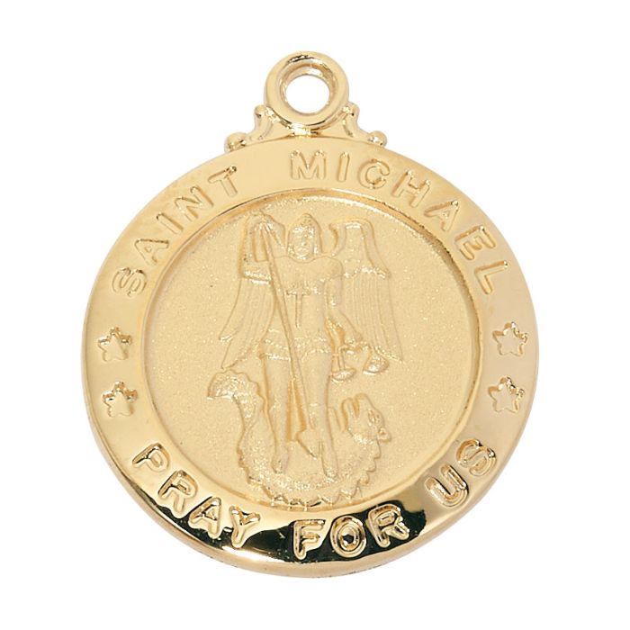 St Michael G/SS Medal w/20" Chain