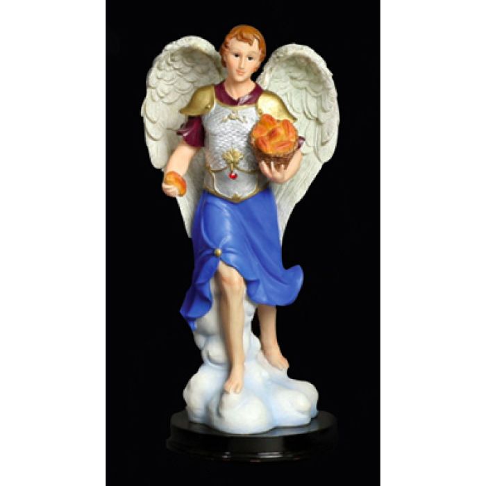 STATUE ST BARACHIEL ANGEL 8"