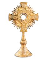 Monstrance #7274, "Tassilo," Gold and Silver Plated Brass