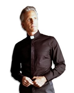 Desta Slim Cut Long Sleeve Tab Shirt