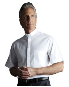 Desta Slim Cut Short Sleeve Tab Shirt