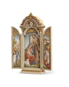 12.75" NATIVITY TRIPTYCH