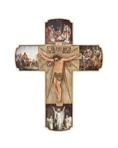 12"H LIFE OF CHRIST CRUCIFIX