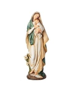 16.25" Madonna and Child Statue