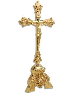 17-1/2-Inch Altar Crucifix #K850, 24k Gold Plated