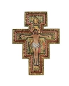 17.75" SAN DAMIANO WALL CROSS
