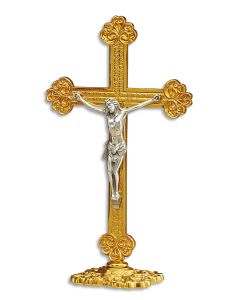 24-Inch Altar Crucifix #61AC93l High Polish Gilt Bronze