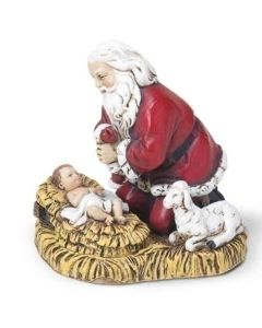 2.5" Kneeling Santa Ornament #35860