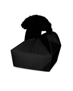 3 Peak Black Wool Biretta