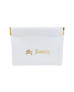 3.25x3" White Rosary Case