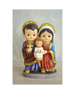 4" Holy Family Statue