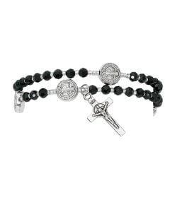4mm Black St. Benedict Rosary