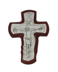 5-1/2" Cherry Trinity Crucifix