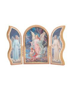 5" x 3.5" Guardian Angel Triptych