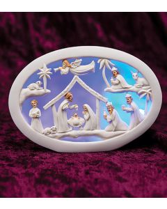 5x4" Lighted Nativity Scene