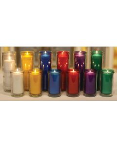 6 Day Crystal Plastic Insert Candles