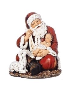 6" SANNTA WITH BABY JESUS