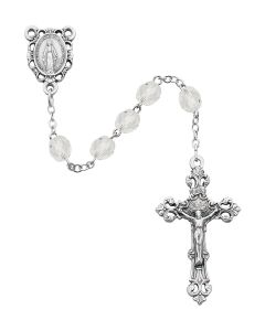 6mm AB Crystal/April Rosary