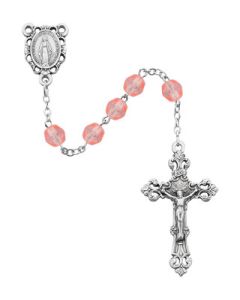 6mm Rose October Rosary