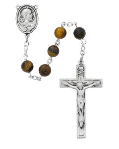 6mm Tigers Eye Rosary