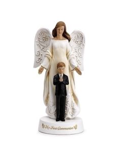 7.75" Angel w/ Boy Communion Figure #66329