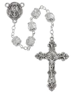 7mm Crystal AB Capped Rosary