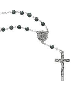 7mm Hematite St. Michael Auto Rosary